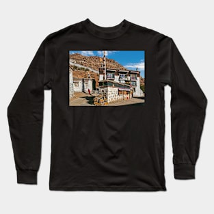 Monk2, Shygatse Monastrey, Tibet. Long Sleeve T-Shirt